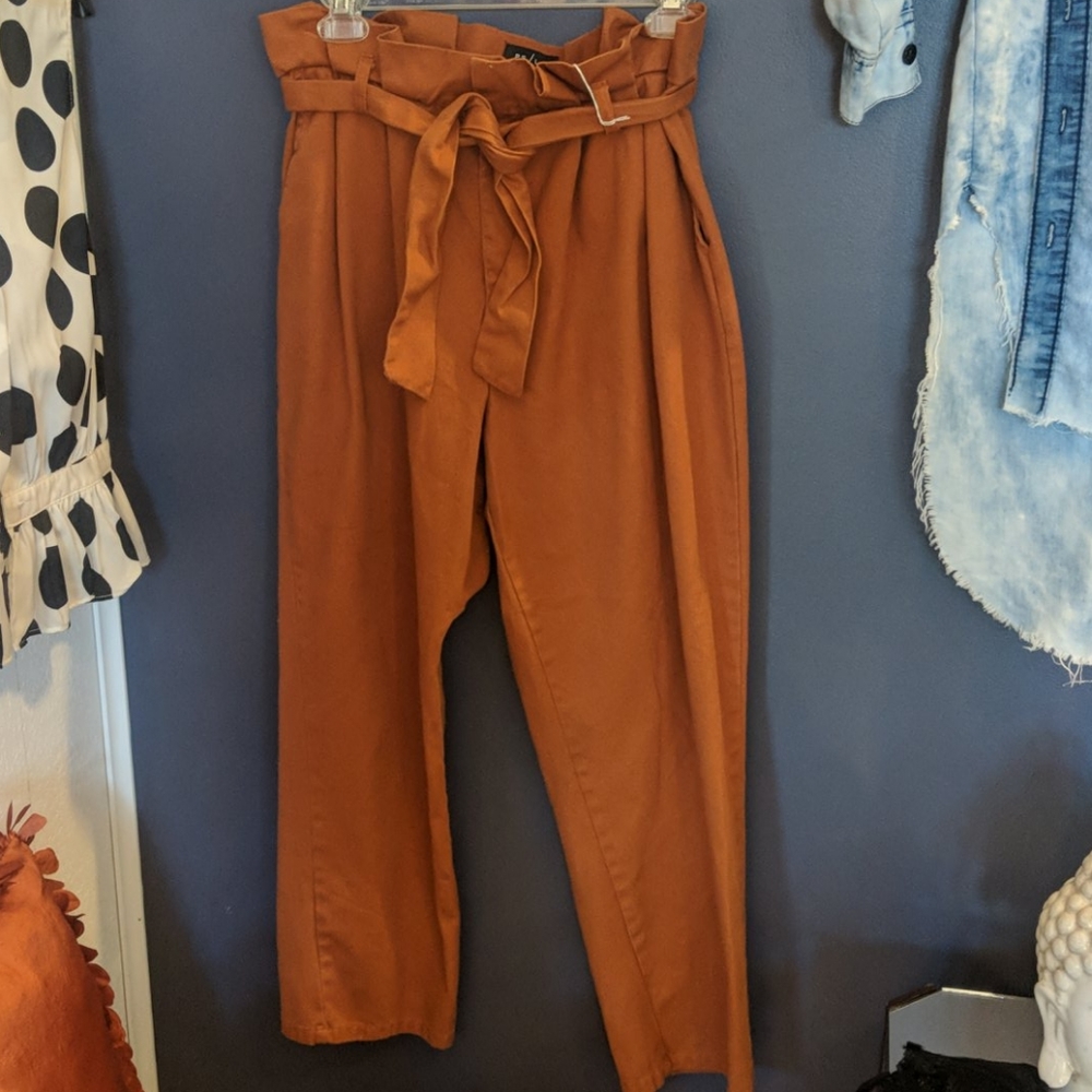 PS / LA cotton pants high waist nwot sz m